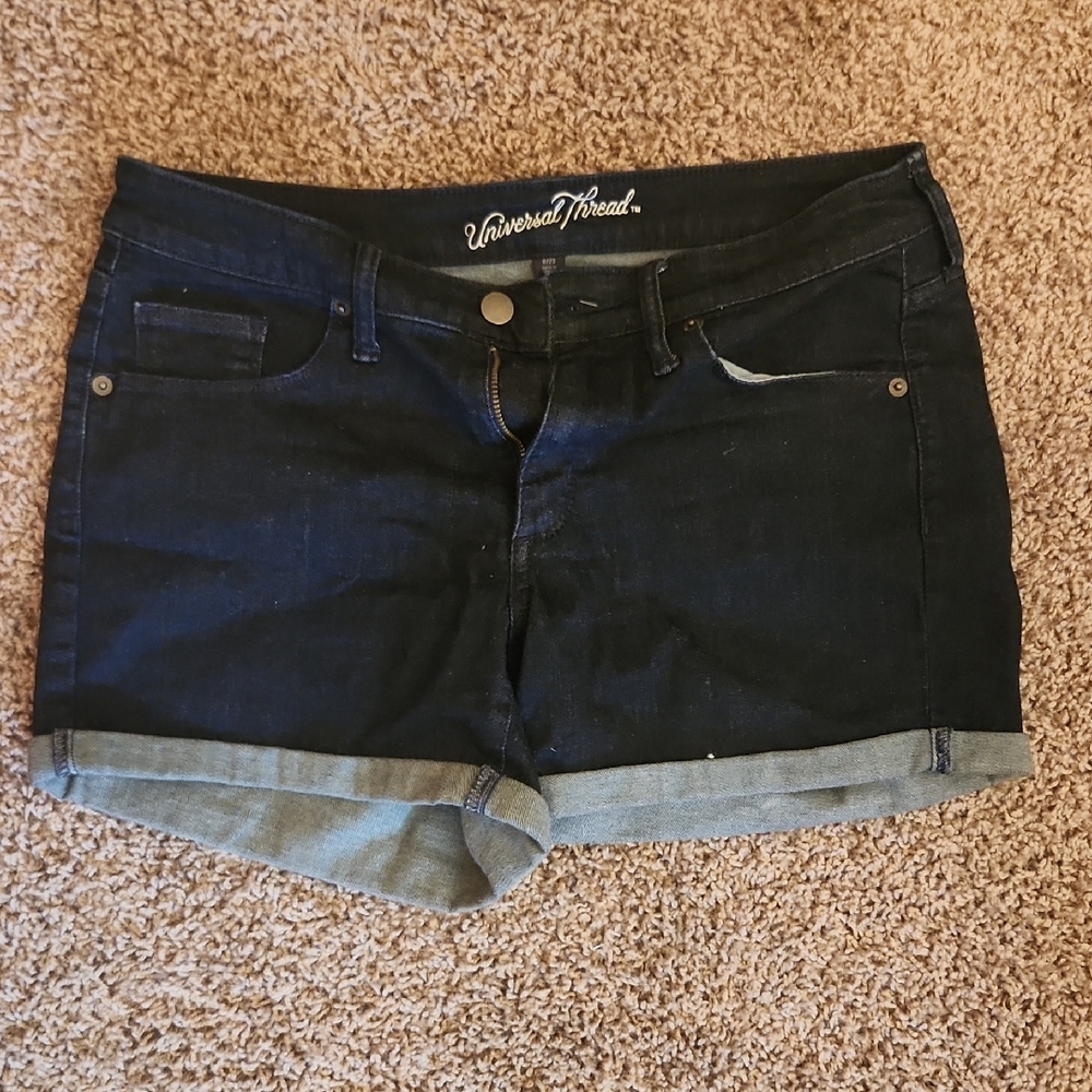 Universal Thread Women's Dark Blue Jean Shorts